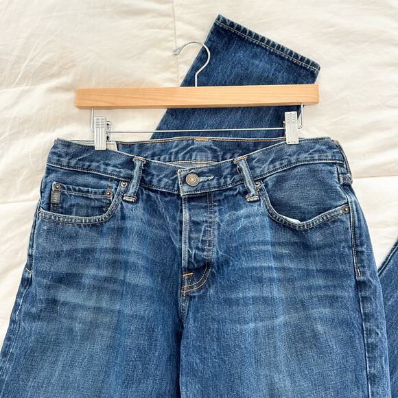 Abercrombie & Fitch Classic Taper Jeans Men’s 34x32 Blue Denim EUC - Picture 3 of 11